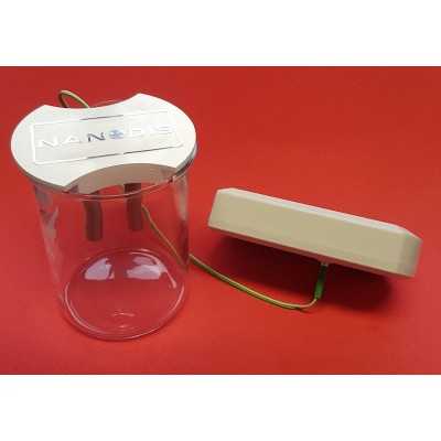 Universalhalter für 8mm Elektroden mit Becherglas