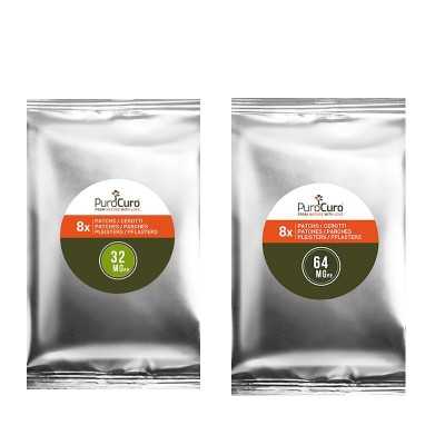 PuroCuro CBD-Pflaster 8 x 32mg + 8 x 64mg